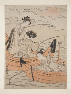 Boats of Love (Koi no fune) by Isoda Koryusai