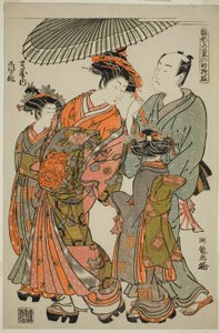 Shioginu of the Tsutaya, from the series 