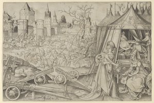 Judith with the Head of Holophernes by Israhel van Meckenem