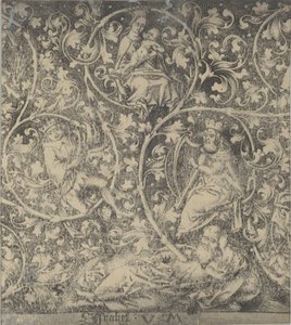 Ornamental Engraving with the Tree of Jesse by Israhel van Meckenem
