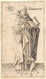 Saint Dominic by Israhel van Meckenem
