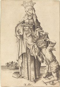 Saint Elizabeth of Thuringia, c. 1475-1480 by Israhel van Meckenem