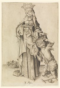 St. Elizabeth by Israhel van Meckenem