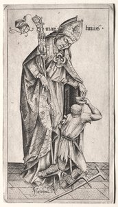 St. Martin by Israhel van Meckenem