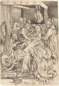 The Death of the Virgin by Israhel van Meckenem