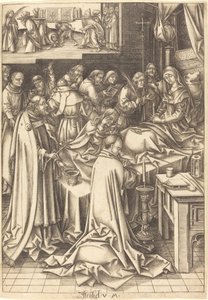 The Death of the Virgin by Israhel van Meckenem