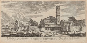 S. Croce in Jerusalem by Israël Silvestre