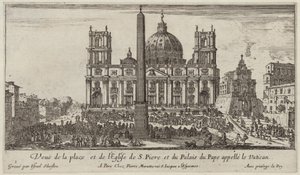 View of the Place and Church of St. Peter and the Pope
