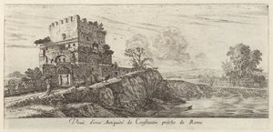 View of an Antiquity of Constantine Near Rome