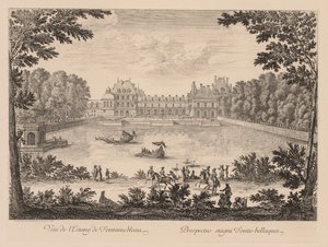 View of the Pond of Fontainebleau