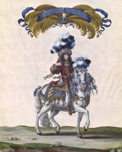The Prince of Conde as the Emperor of Turkey, Part of the Carousel Given by Louis XIV (1638-1715) in Front of the Tuileries, 5th June 1662 by Israël Silvestre the Younger