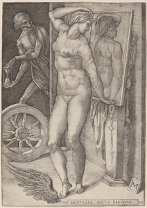Allegory of Vanity (Death Surprising a Woman) by Italian 16th Century