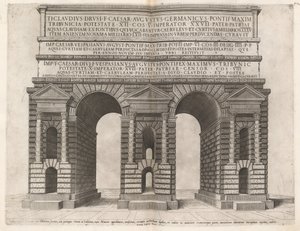 Arch of the Claudian Aqueduct by Italian 16th Century