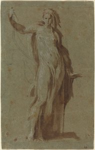 Standing Woman Holding a Scroll by Italian 16th Century