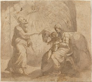The Rest on the Flight into Egypt by Italian 16th Century