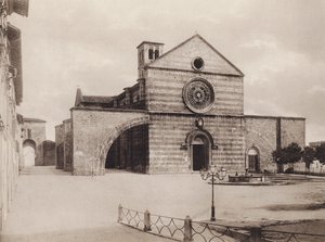 Assisi: Church and Convent of St. Clare, Filippo da Campello by Italian Photographer