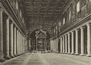 Basilica of St. Mary Major, Inside by Italian Photographer