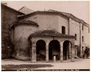 Church of St Mary in Cosmedin or Baptistery of Arians, Ravenna, Emilia-Romagna, Italy, photograph by Pietro Poppi by Italian Photographer