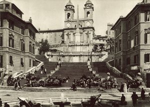 Church of Trinita dei Monti by Italian Photographer