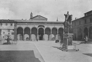 Florence, Church of the Most Holy Annunciation by Italian Photographer