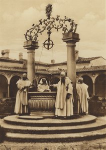 Florence: Dintorni di Firenze, Certosa, Il pozzo nel Chiostro Grande by Italian Photographer