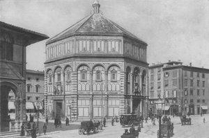 Florence, The Baptistery by Italian Photographer