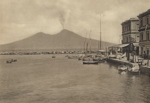 Naples: S Lucia Col Vesuvio by Italian Photographer