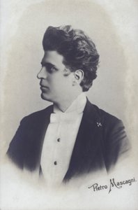 Pietro Mascagni, Italian composer of the opera Cavalleria Rusticana by Italian Photographer