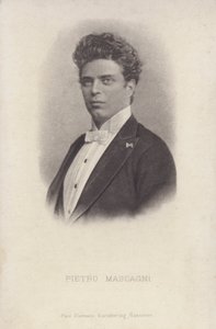 Pietro Mascagni, Italian composer of the opera Cavalleria Rusticana by Italian Photographer