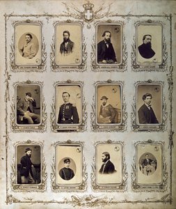 Risorgimento: Portraits of the Thousand (or Red Shirts), Who Participated in the Expedition of Giuseppe Garibaldi (1860-1861) by Italian Photographer