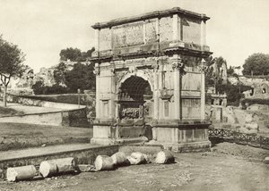 Roman Forum, Arch of Titus by Italian Photographer