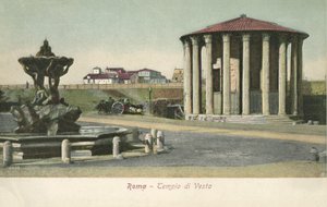 Rome, Italy, Tempio Di Vesta by Italian Photographer