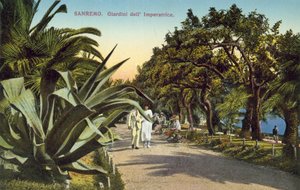 San Remo, Italy, Giardini Del Imperatrice by Italian Photographer