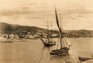 San Remo, Ville ed Alberghi a Levante by Italian Photographer