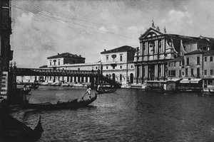 Venice, Church of the Jesuits and Railway Station by Italian Photographer