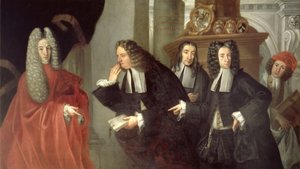 A Judge and Three Advocates, Venetian School by Italian School