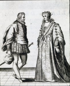 A couple of Italian nobility by Italian School
