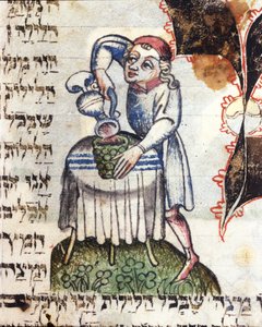 A Domestic Servant Pouring Wine