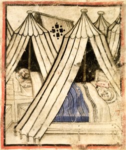 The Israelites Indulge in Sexual Immorality with the Moabite Women in Their Tents by Italian School