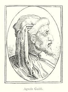 Agnolo Gaddi (engraving) by Italian School