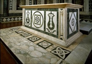 Altar of the Apse in Marble by Italian School