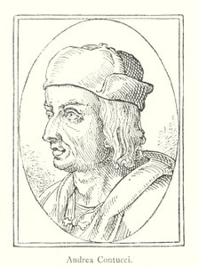 Andrea Contucci (engraving) by Italian School