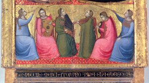 Angels Playing Musical Instruments (detail) by Italian School