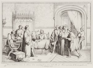 Antonio Condulmero Refuses the Gold Necklace Sent as a Gift by the King of France by Italian School