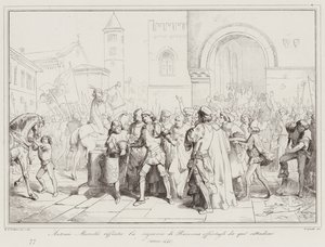Antonio Marcello Refuses the Lordship of Ravenna Offered by Its Citizens by Italian School