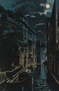 Back Canal, Venice by Italian School