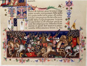 Battle Scene during the Crusades - (detail)