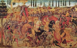 Battle between Darius and Alexander the Great by Italian School