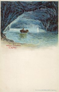 Blue Grotto, Capri by Italian School