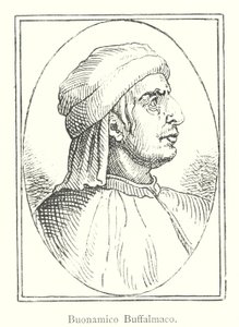 Buonamico Buffalmacco (engraving) by Italian School